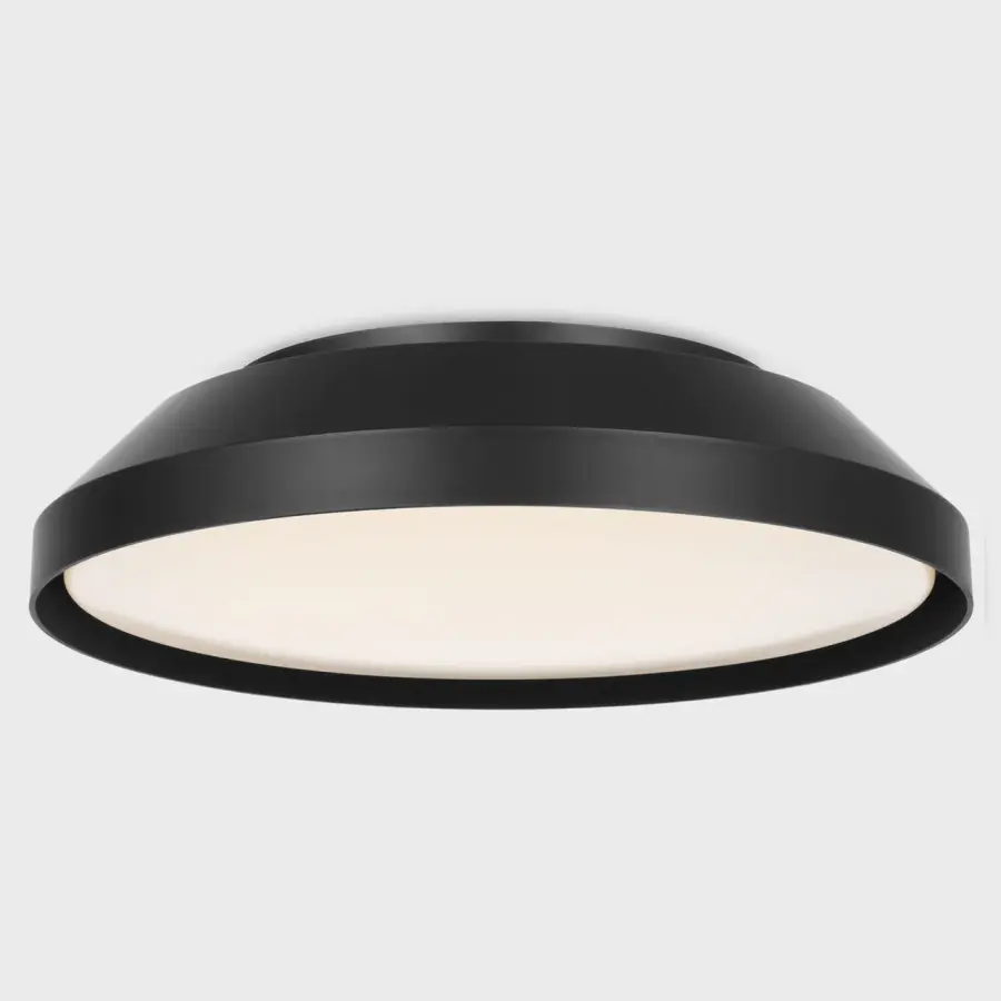 Nevado 12" LED Flush Mount in Midnight Black - Image 3