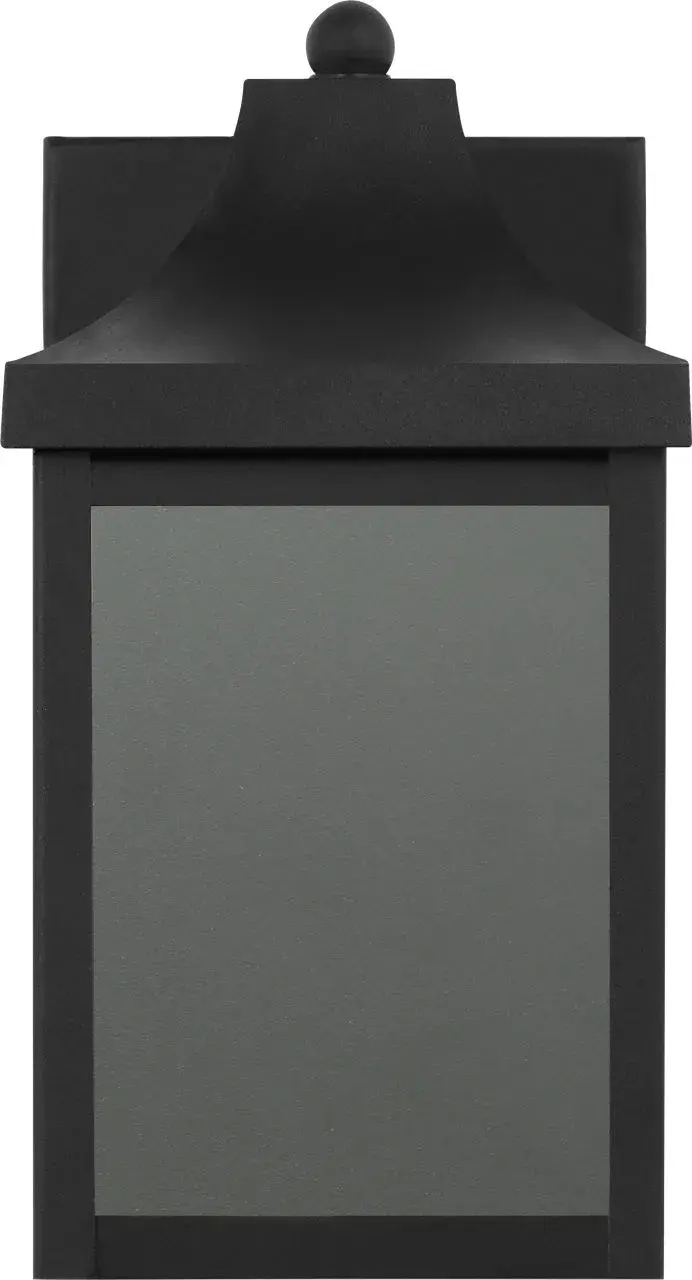 Saybrook Extra Small Outdoor Wall Lantern in Textured Black - Image 2