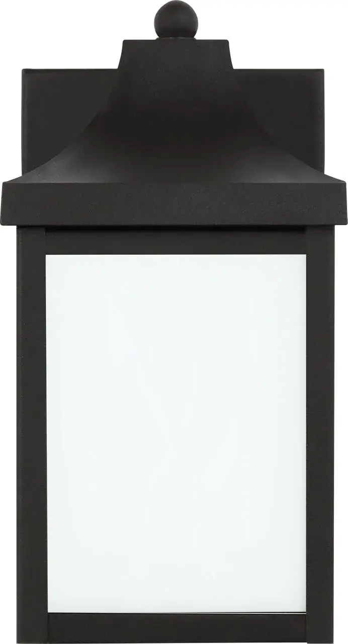 Saybrook Extra Small Outdoor Wall Lantern in Textured Black - Image 12