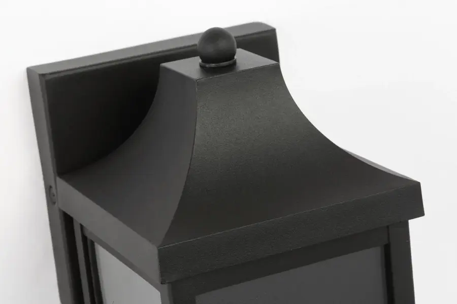 Saybrook Extra Small Outdoor Wall Lantern in Textured Black - Image 14