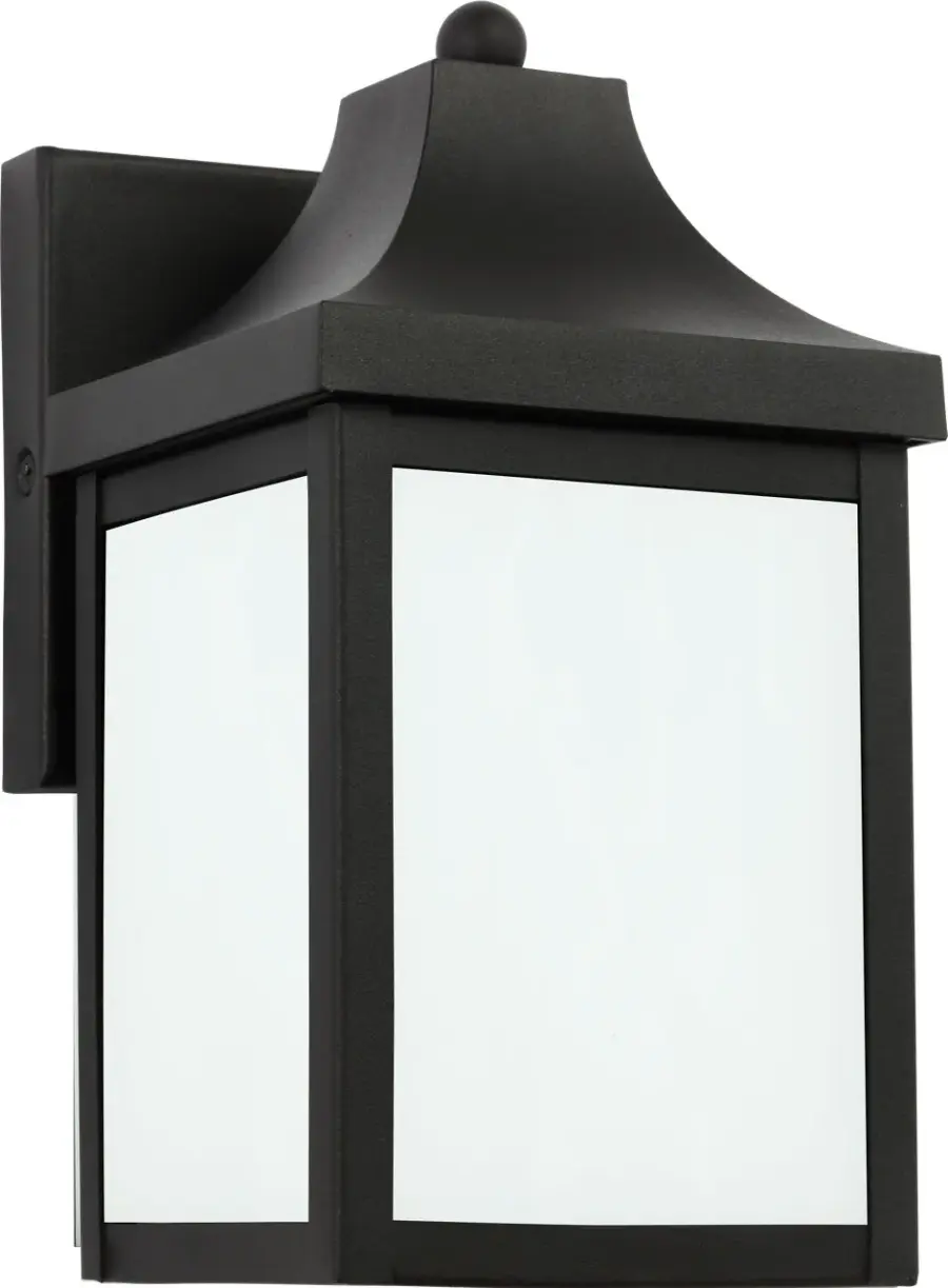 Saybrook Extra Small Outdoor Wall Lantern in Textured Black - Image 4