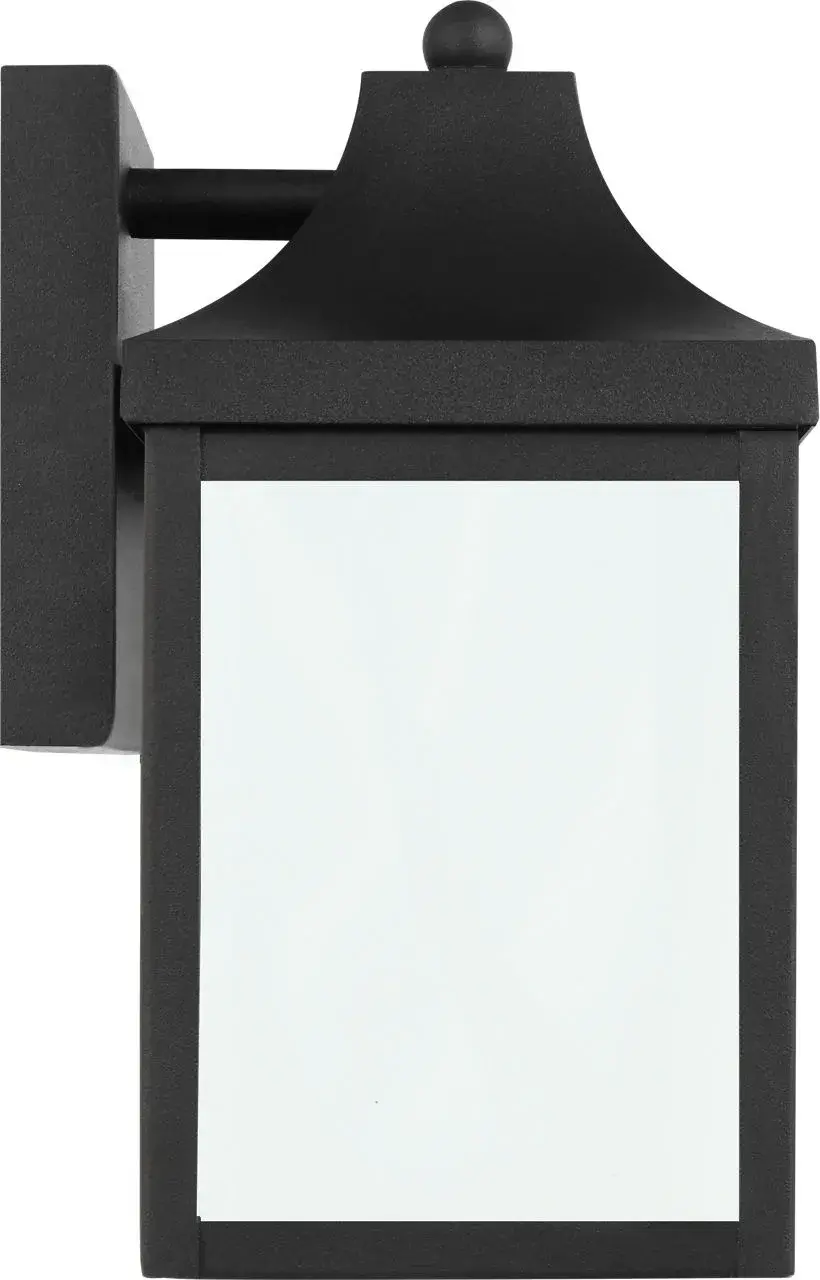 Saybrook Extra Small Outdoor Wall Lantern in Textured Black - Image 5
