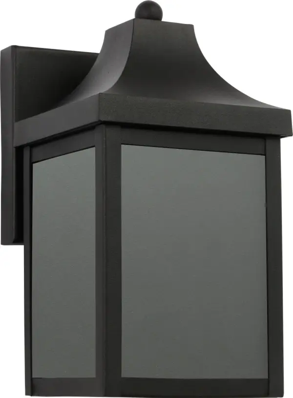 Saybrook Extra Small Outdoor Wall Lantern in Textured Black - Image 9