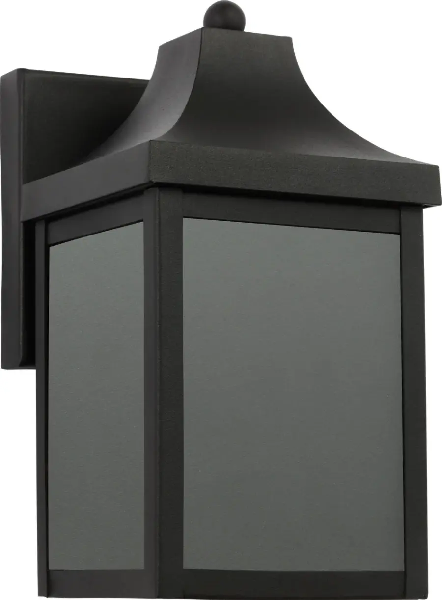 Saybrook Extra Small Outdoor Wall Lantern in Textured Black - Image 9