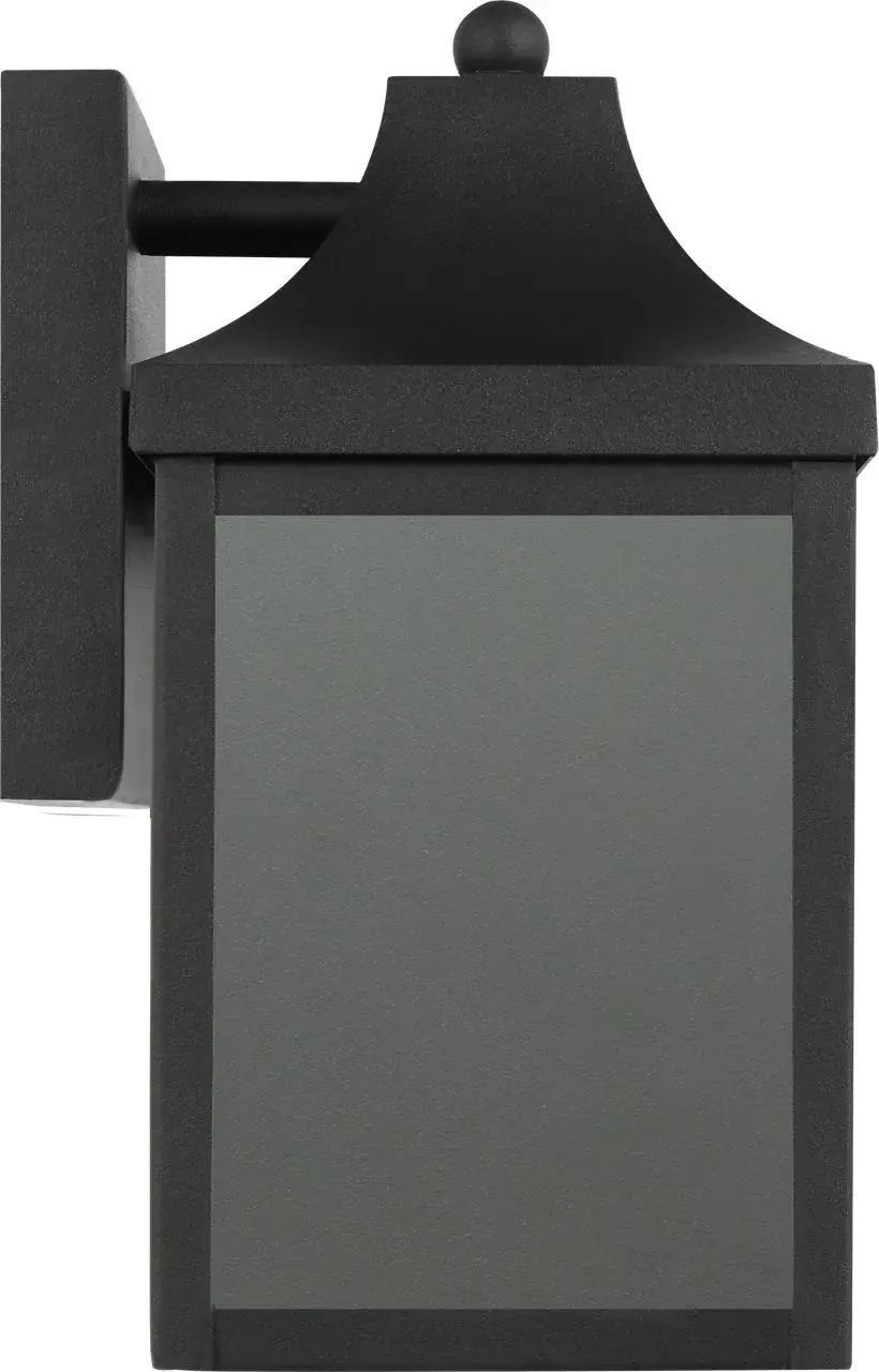 Saybrook Extra Small Outdoor Wall Lantern in Textured Black - Image 10