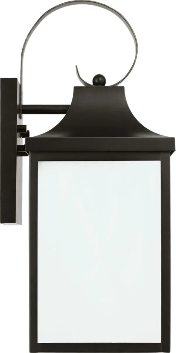 Saybrook Medium Outdoor Wall Lantern in Antique Bronze - Image 4