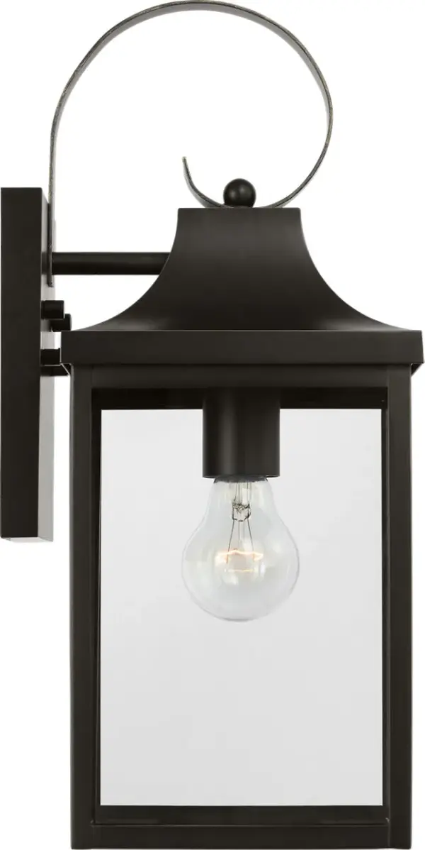 Saybrook Medium Outdoor Wall Lantern in Antique Bronze - Image 8