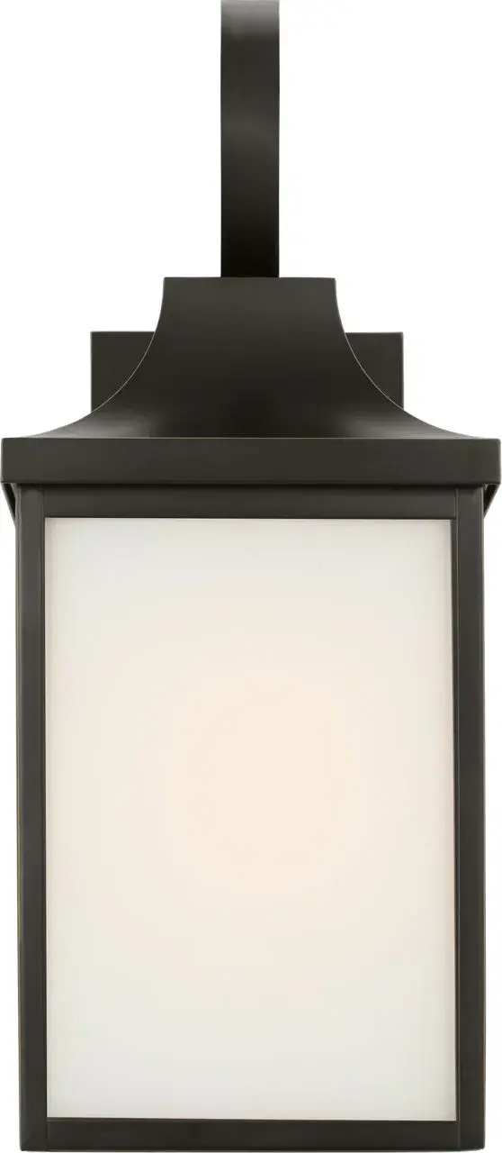 Saybrook Medium Outdoor Wall Lantern in Antique Bronze - Image 6
