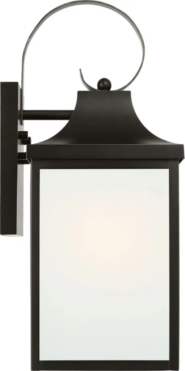 Saybrook Medium Outdoor Wall Lantern in Antique Bronze - Image 5