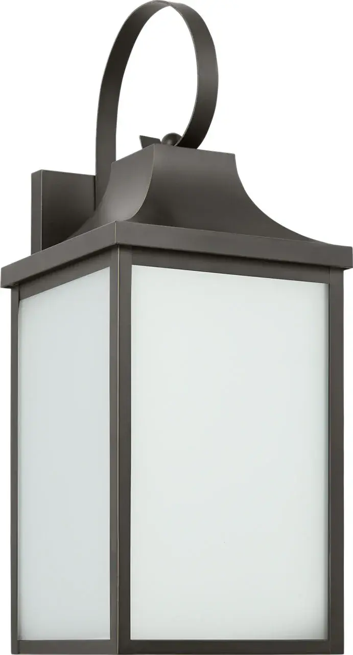 Saybrook Medium Outdoor Wall Lantern in Antique Bronze - Image 10