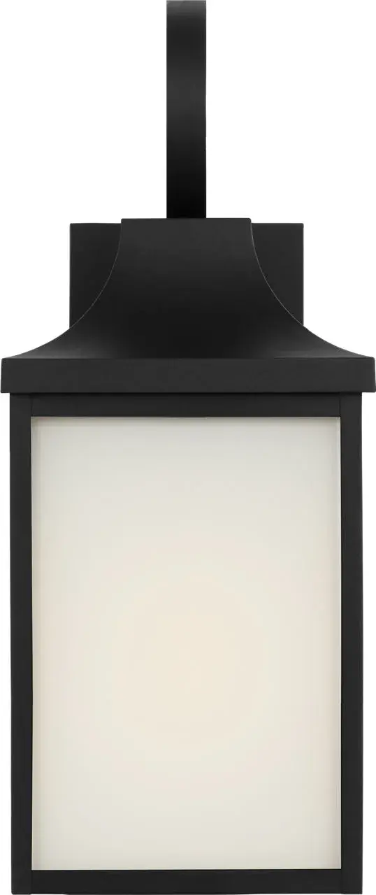 Saybrook Medium Wall Lantern in Textured Black - Image 2