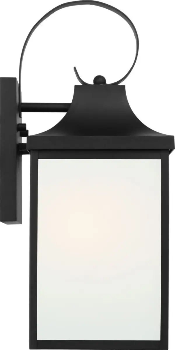 Saybrook Medium Wall Lantern in Textured Black - Image 11