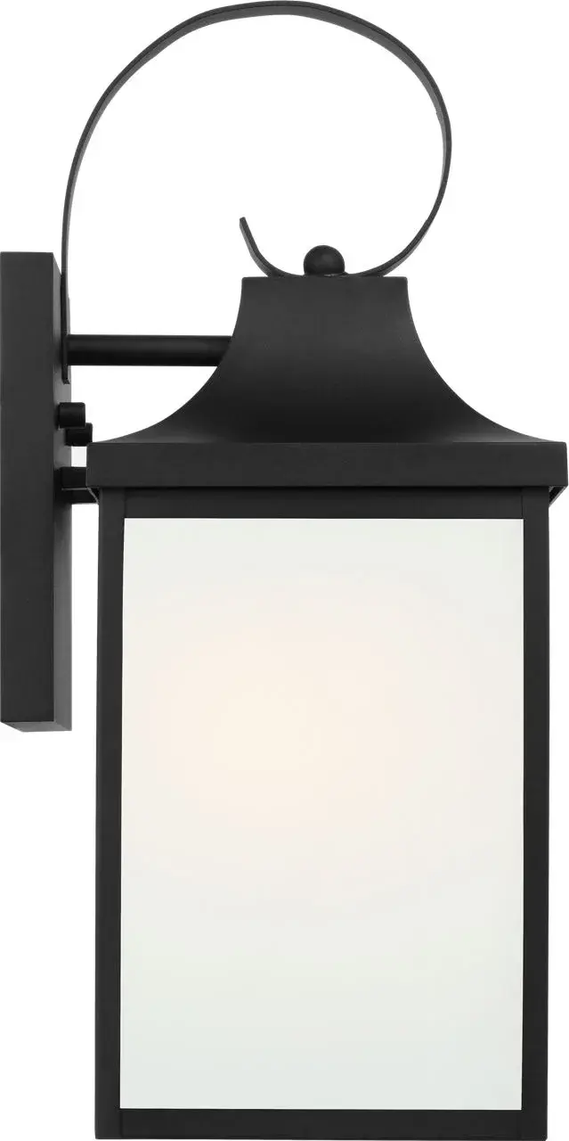 Saybrook Medium Wall Lantern in Textured Black - Image 11
