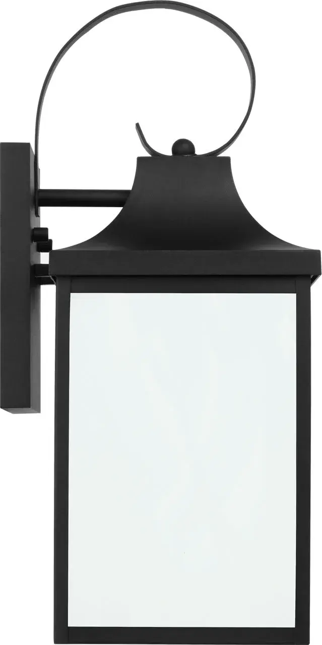 Saybrook Medium Wall Lantern in Textured Black - Image 12