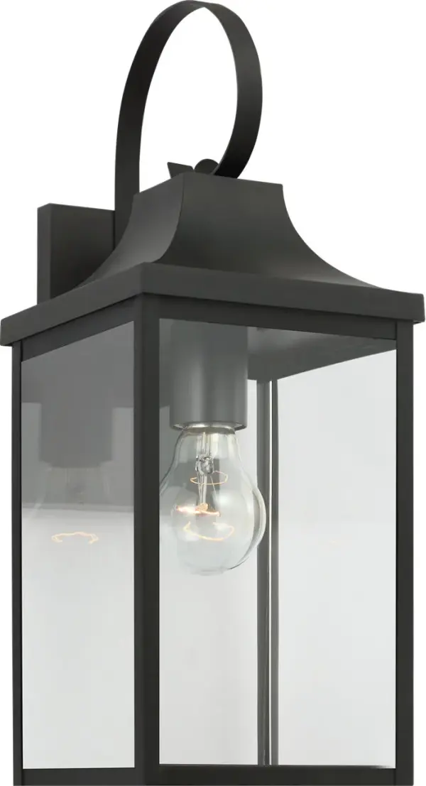 Saybrook Medium Wall Lantern in Textured Black - Image 3