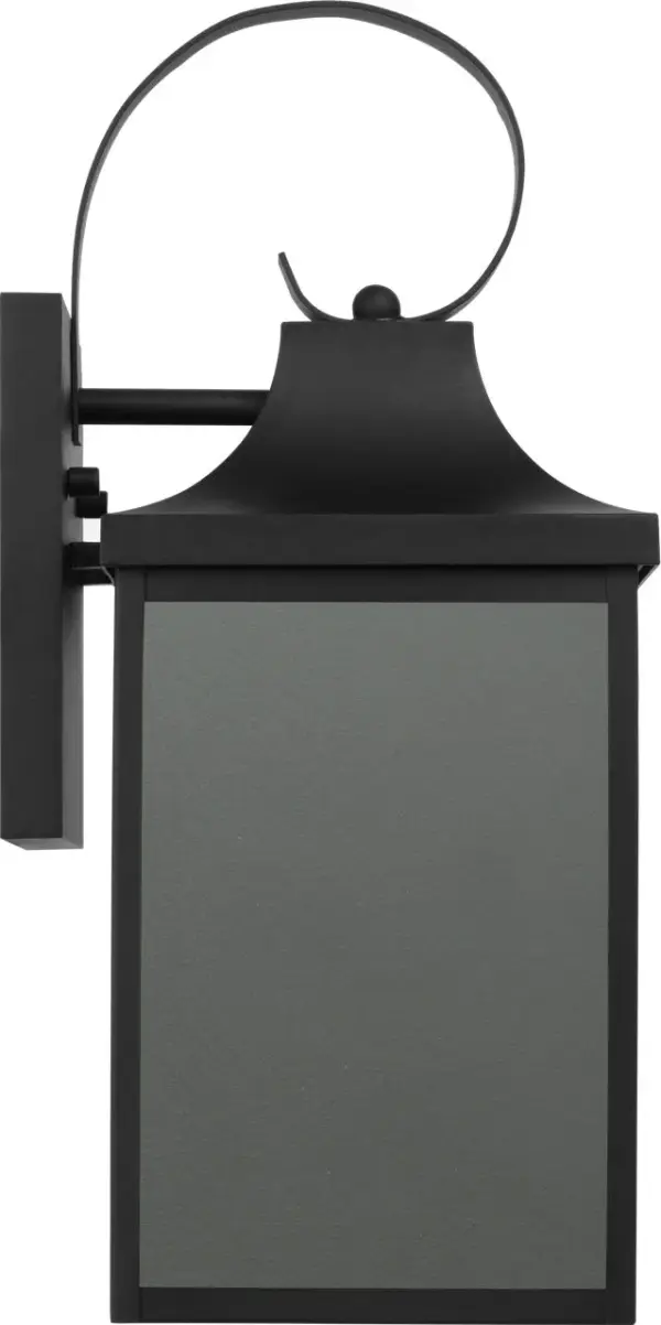 Saybrook Medium Wall Lantern in Textured Black - Image 4