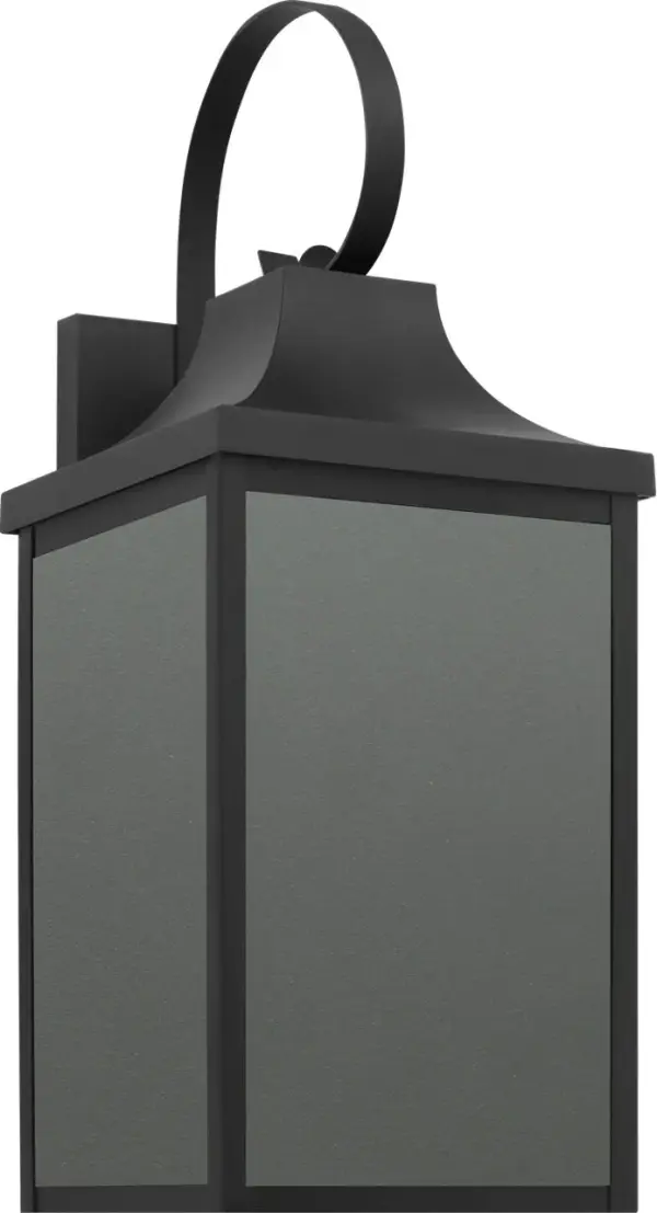 Saybrook Medium Wall Lantern in Textured Black - Image 5