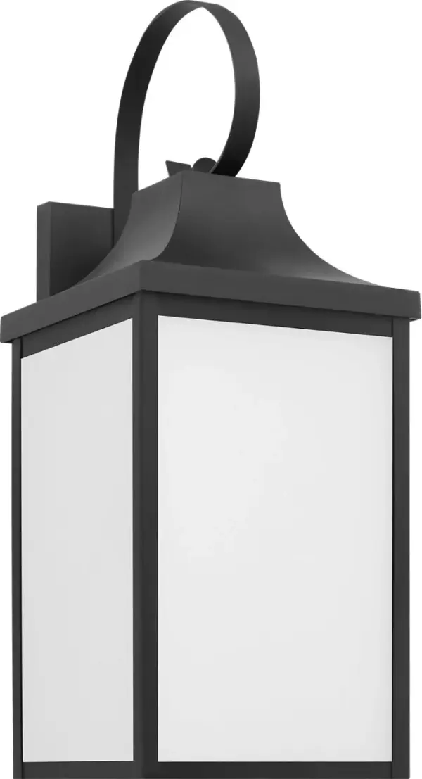Saybrook Medium Wall Lantern in Textured Black - Image 6