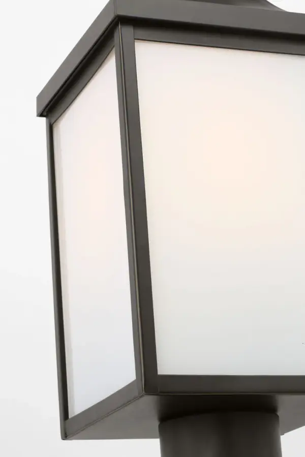 Saybrook Medium Post Lantern in Antique Bronze - Image 6
