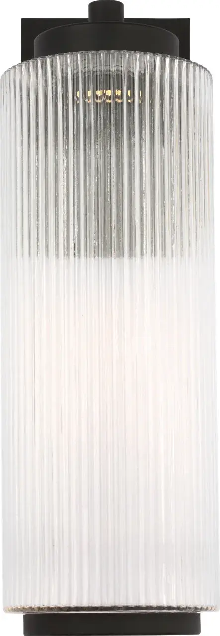 Ronde Large Outdoor Wall Lantern in Textured Black - Image 9