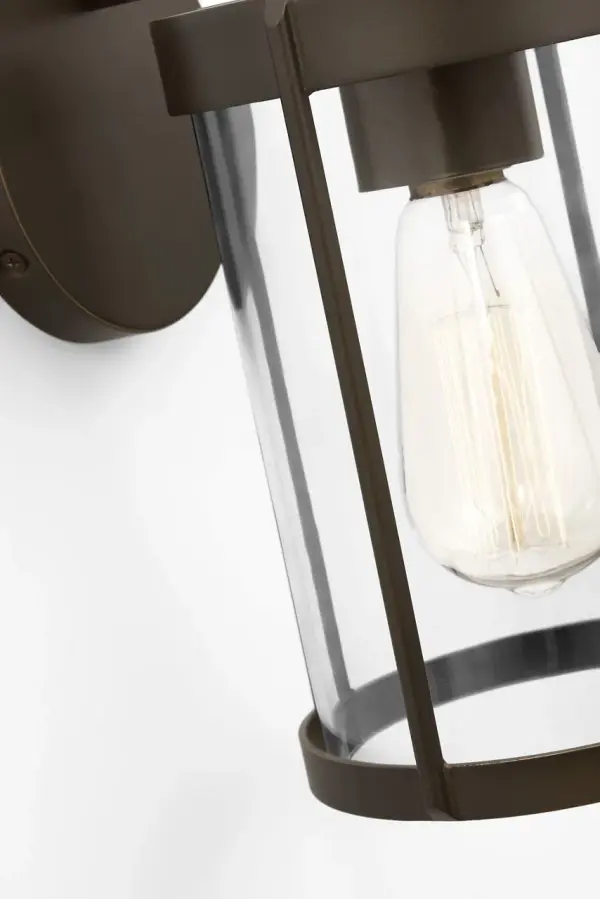 Luning Small Outdoor Lantern in Antique Bronze - Image 3