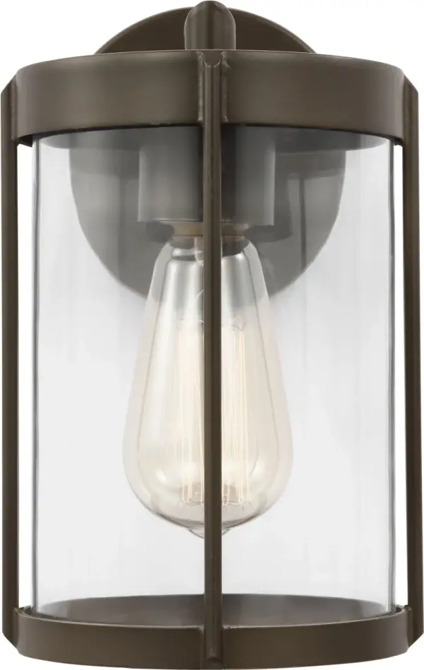 Luning Small Outdoor Lantern in Antique Bronze - Image 5