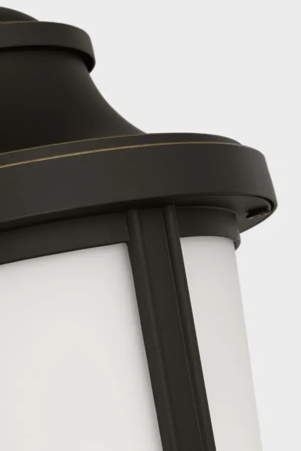 Portola Small Lantern in Antique Bronze - Image 3