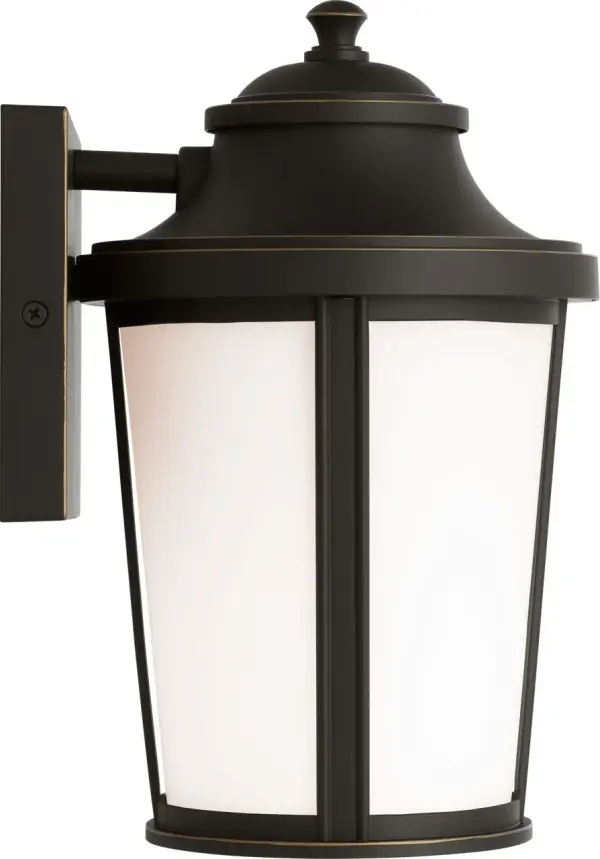 Portola Small Lantern in Antique Bronze - Image 4
