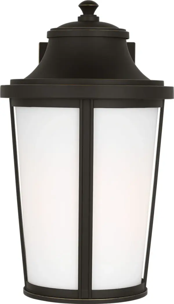 Portola Medium Outdoor Lantern in Antique Bronze - Image 6