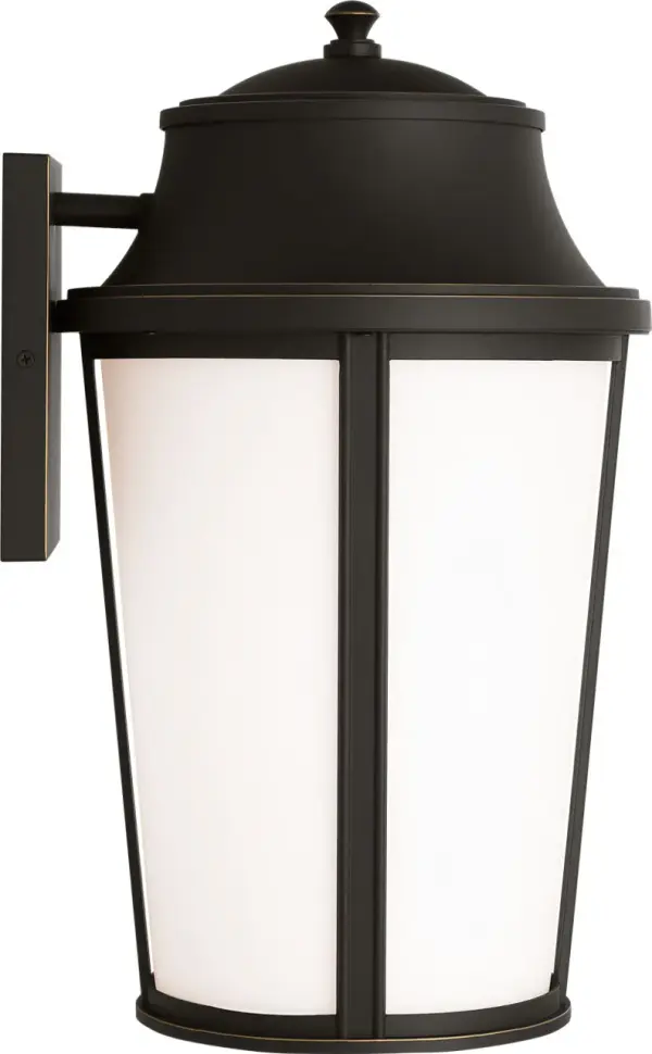 Portola Large Lantern in Antique Bronze - Image 4