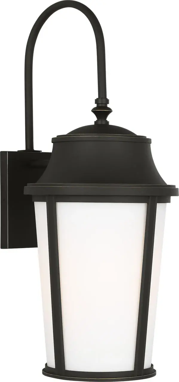 Portola Large Arm Lantern in Antique Bronze - Image 1