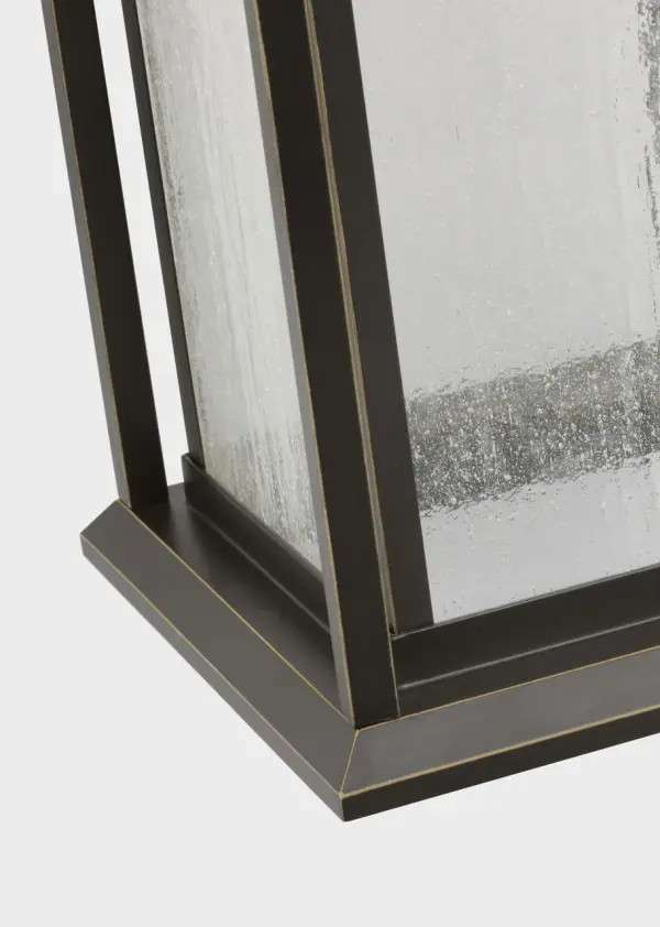 Audley Medium Outdoor Lantern in Antique Bronze - Image 4