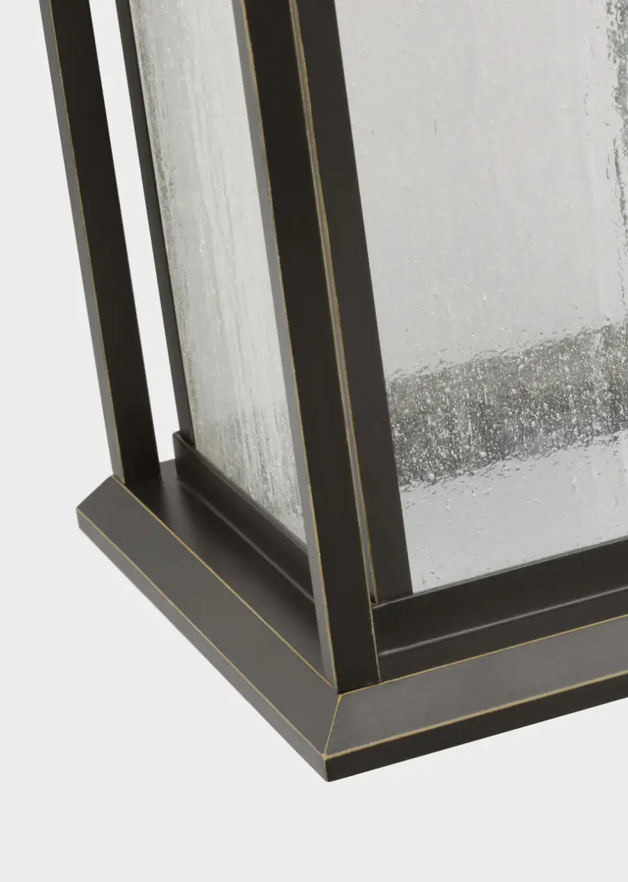Audley Medium Outdoor Lantern in Antique Bronze - Image 4