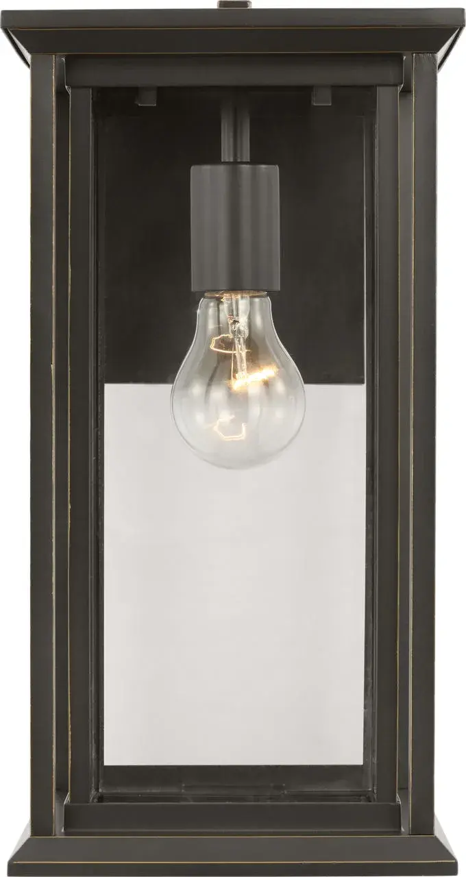 Audley Medium Outdoor Lantern in Antique Bronze - Image 1