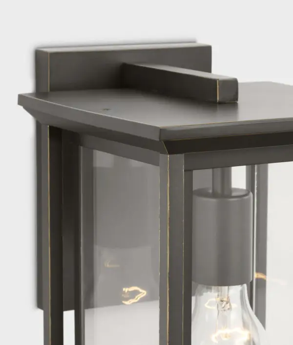 Audley Medium Outdoor Lantern in Antique Bronze - Image 5