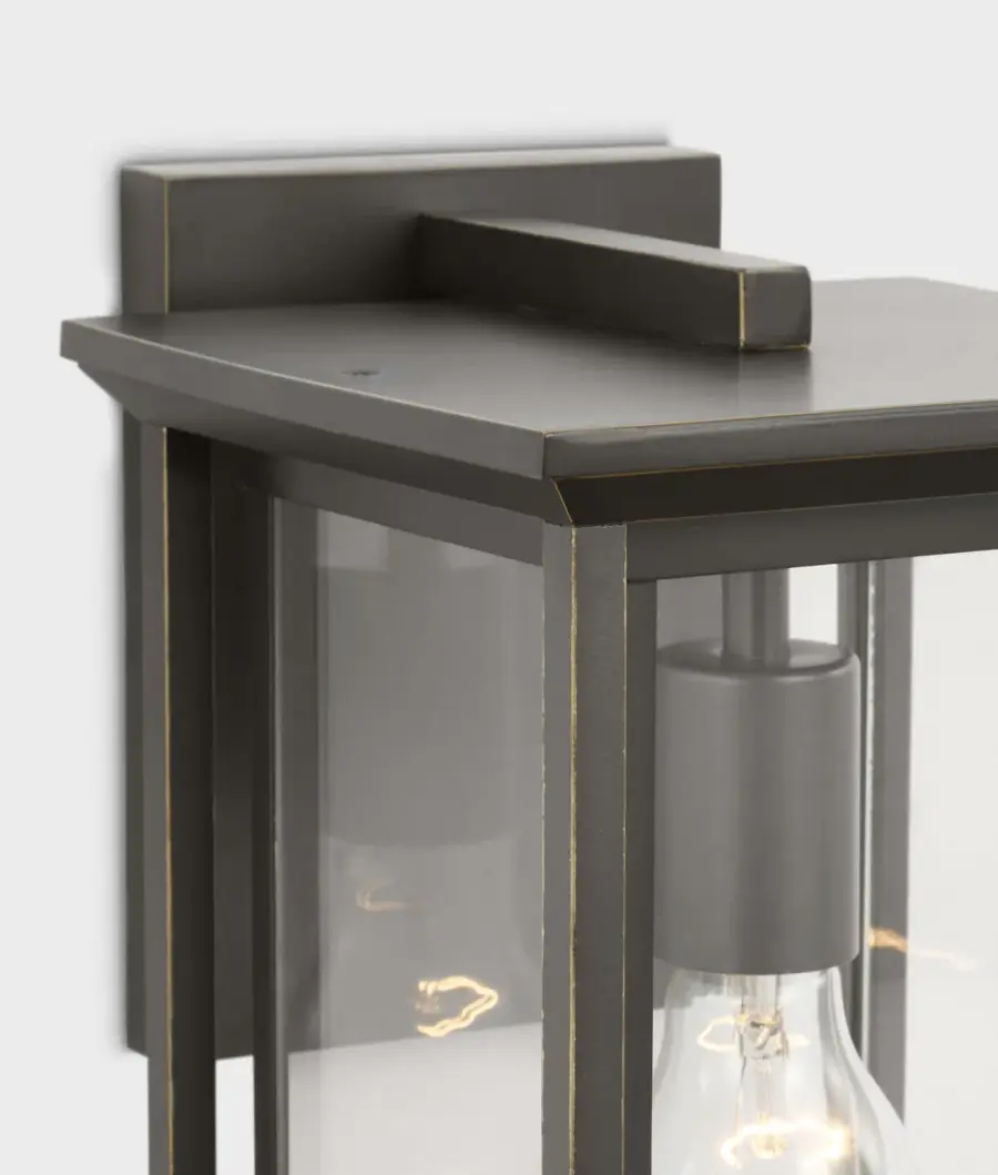 Audley Medium Outdoor Lantern in Antique Bronze - Image 5