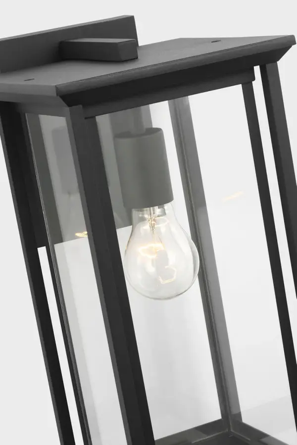 Audley Medium Lantern in Textured Black - Image 5