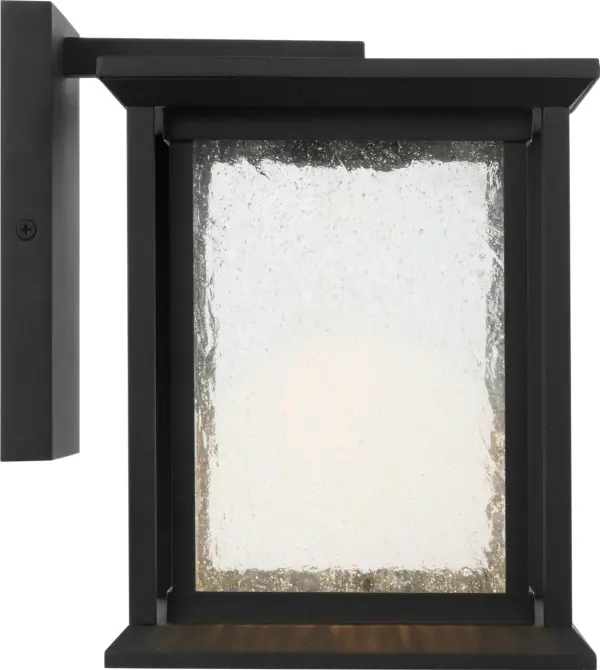 The Audley Small LED Lantern delivers energy-efficient illumination in a streamlined frame. Perfect for narrow entries and side doors, it features integrated LED technology and Dark Sky compliance for eco-conscious applications.