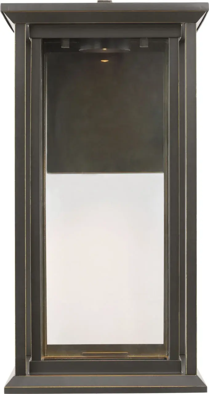 Audley Medium LED Lantern in Antique Bronze - Image 3