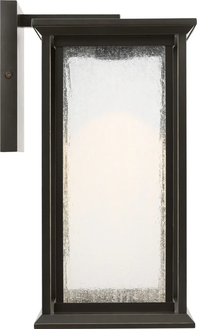 Audley Medium LED Outdoor Lantern in Antique Bronze - Image 3