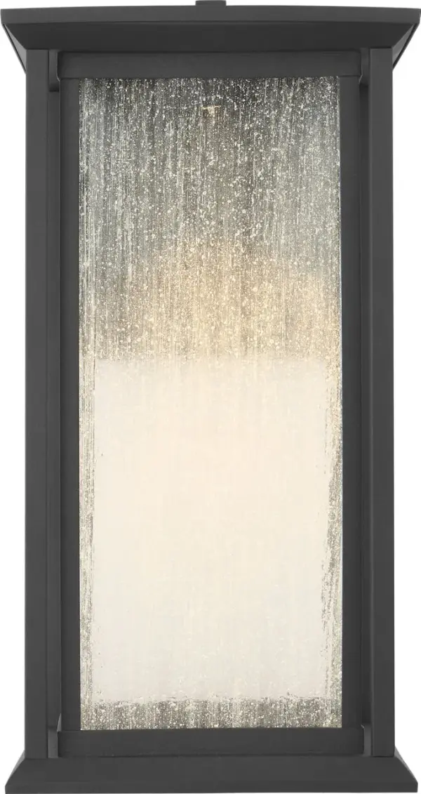 Audley Medium LED Lantern in Textured Black - Image 3
