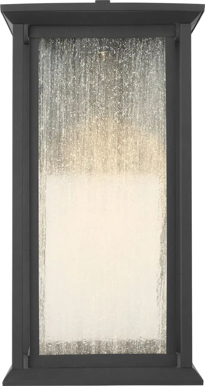 Audley Medium LED Lantern in Textured Black - Image 3