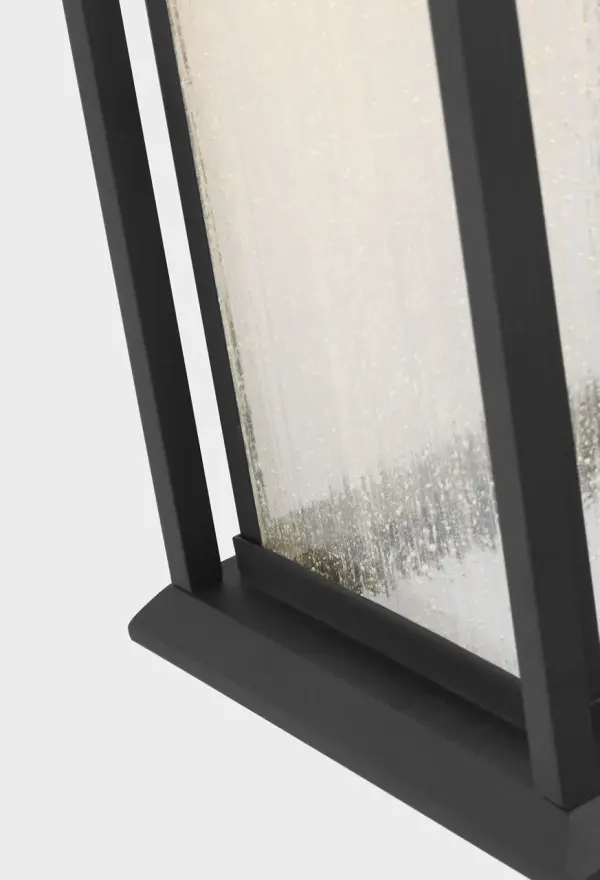 Audley Medium LED Lantern in Textured Black - Image 5