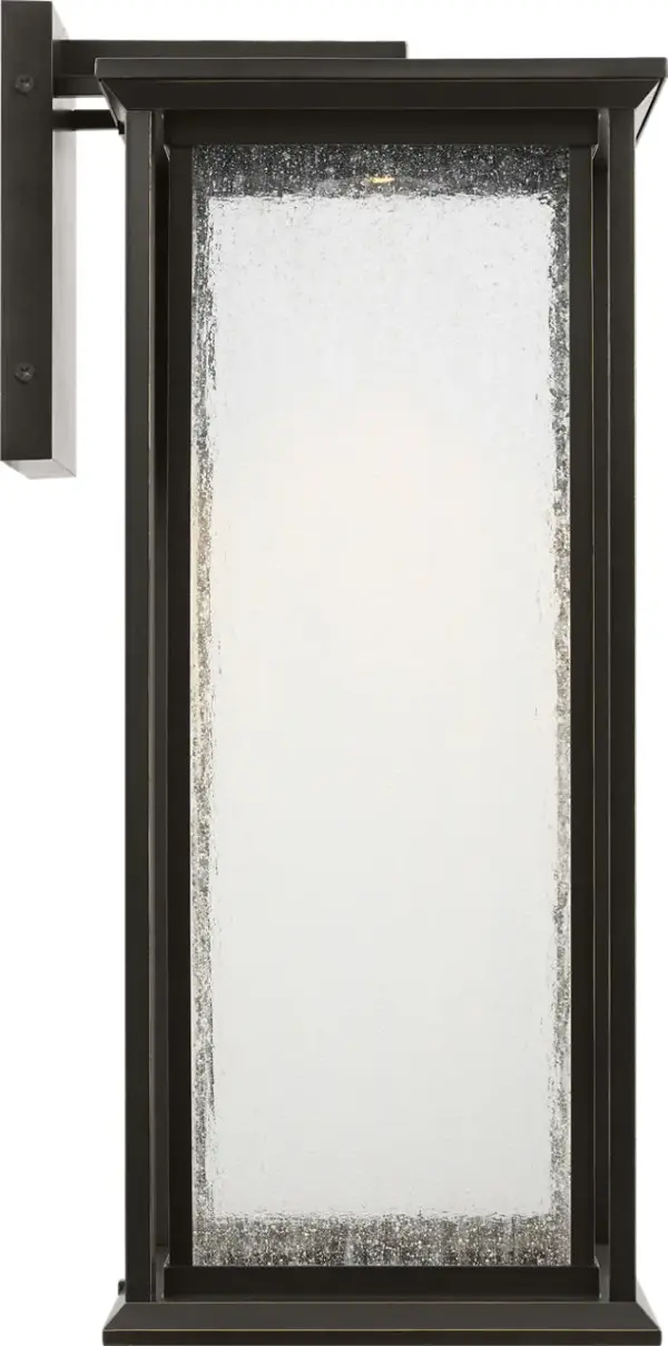 The Audley Large Lantern blends timeless design with energy-efficient LED technology. Its weather-resistant construction and Dark Sky compliance make it ideal for eco-conscious homeowners seeking durable exterior lighting. - alternate view