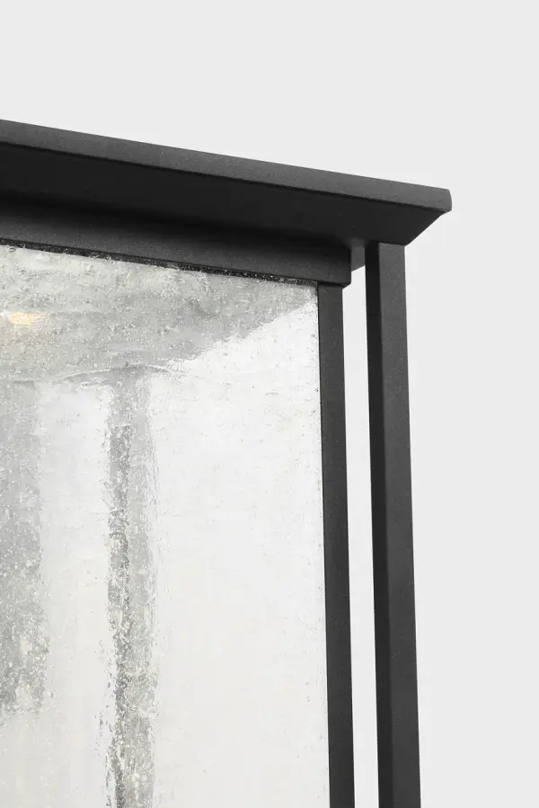 Audley Large LED Lantern in Textured Black - Image 4