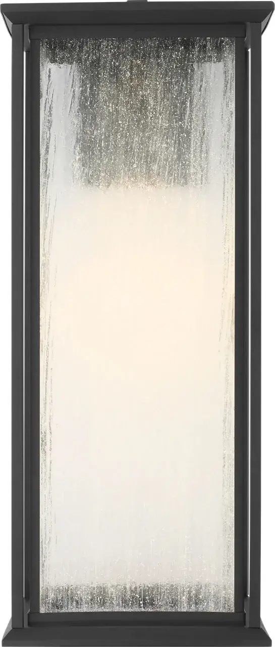 Audley Extra Large LED Lantern in Textured Black - Image 2