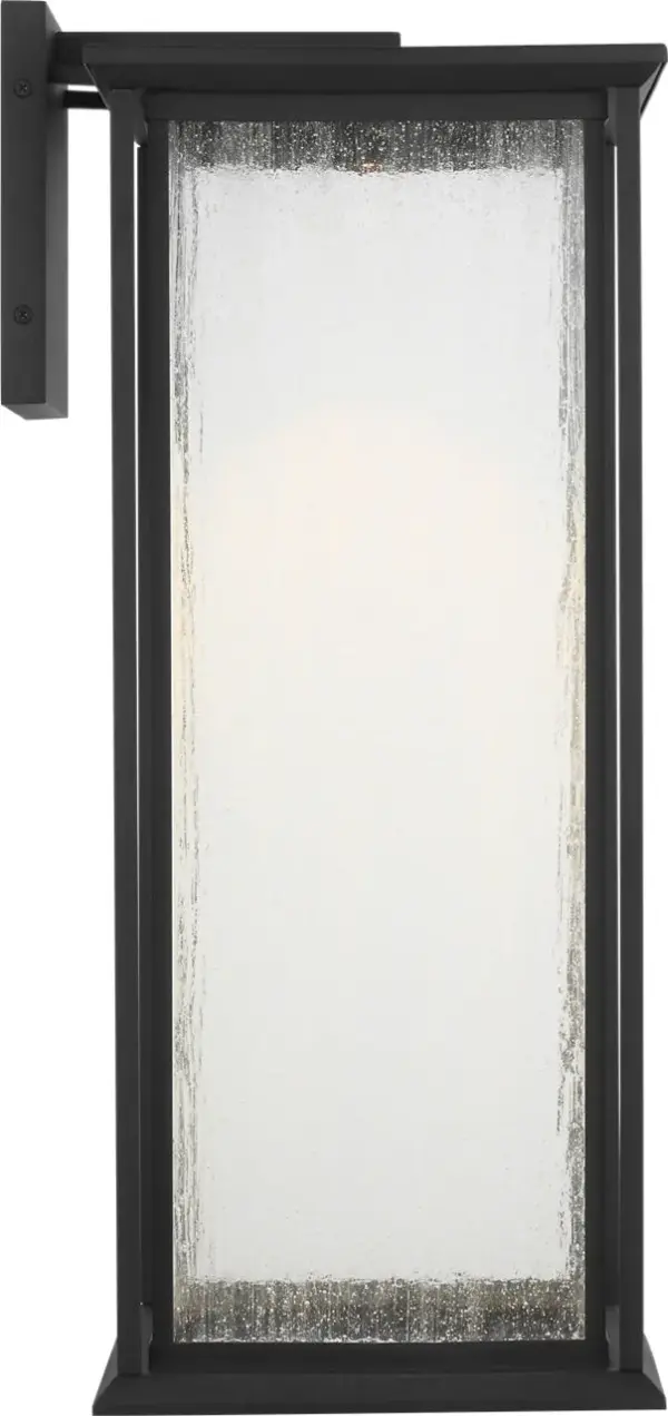 Audley Extra Large LED Lantern in Textured Black - Image 3