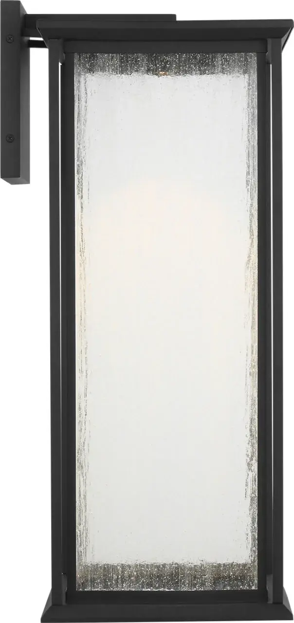 Audley Extra Large LED Lantern in Textured Black - Image 3