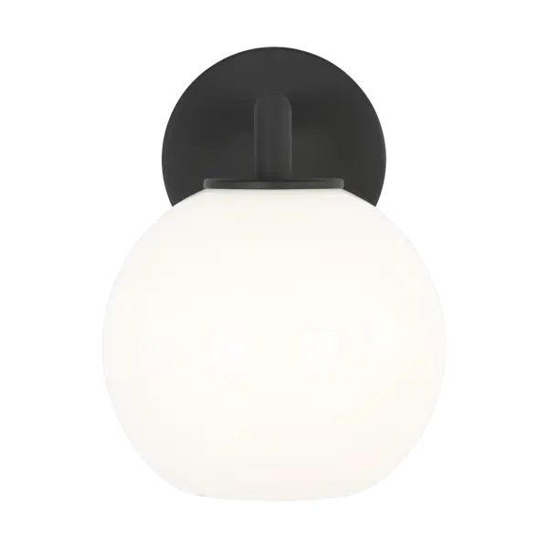 Toca Small Outdoor Wall Lantern in Textured Black - Image 4