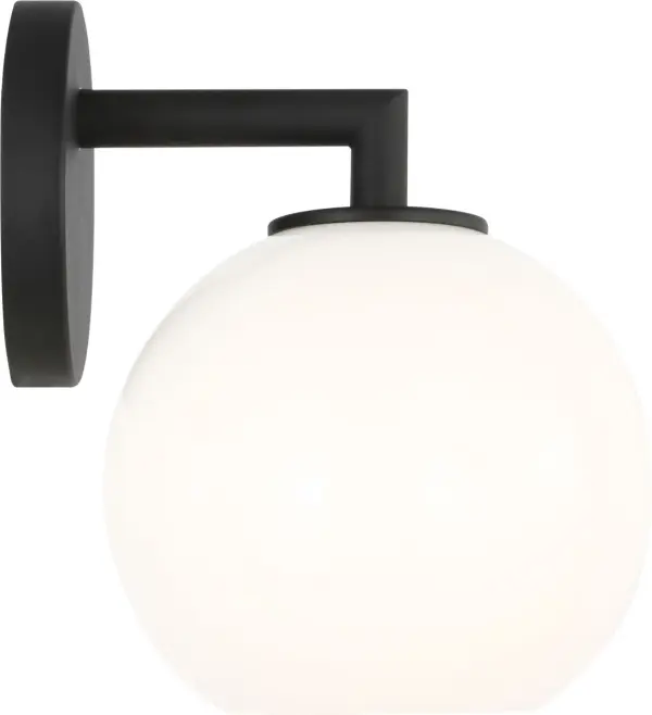 Toca Small Outdoor Wall Lantern in Textured Black - Image 6